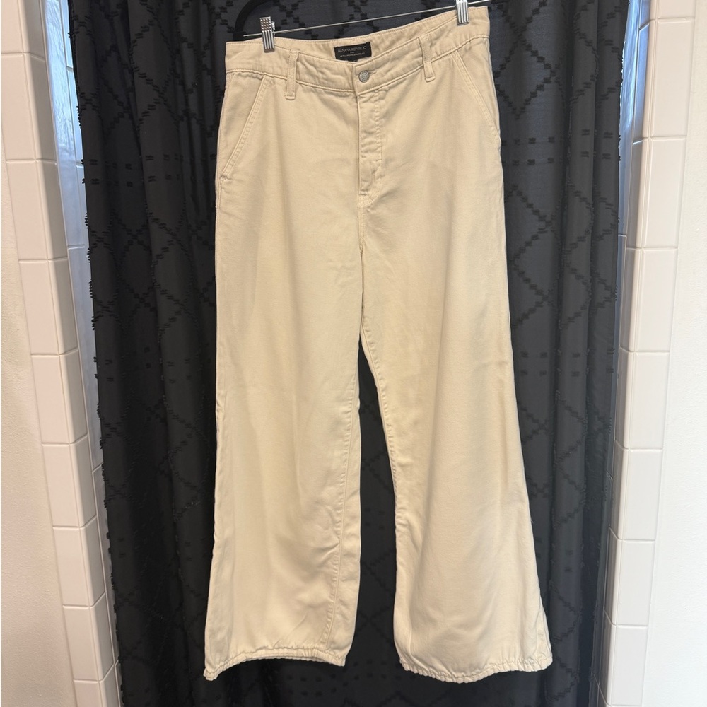 Banana Republic women’s high waisted cropped denim